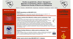 Desktop Screenshot of geotehnika.ba